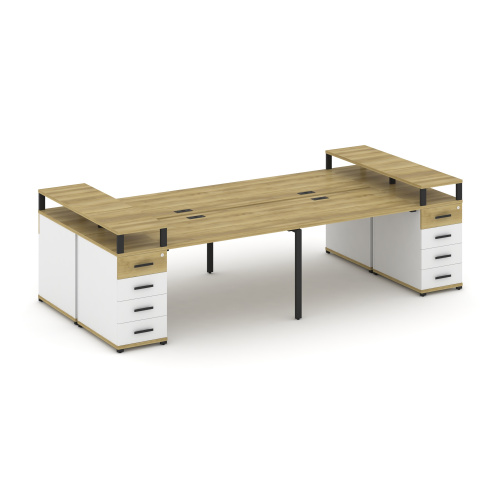 Бенч-система на 4 места с 2 опорными тумбами Concept CN.DRS-442 фото 6