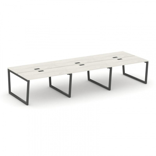 Style Project Рабочая станция 2-х сторон. SN-5T2.DRS-063 Акация Лорка/Металл Антрацит/Заглушка Пласт фото 24