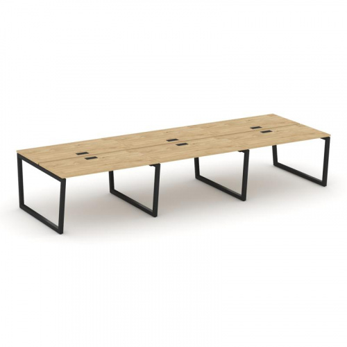 Style Project Рабочая станция 2-х сторон. SN-5T2.DRS-063 Акация Лорка/Металл Антрацит/Заглушка Пласт