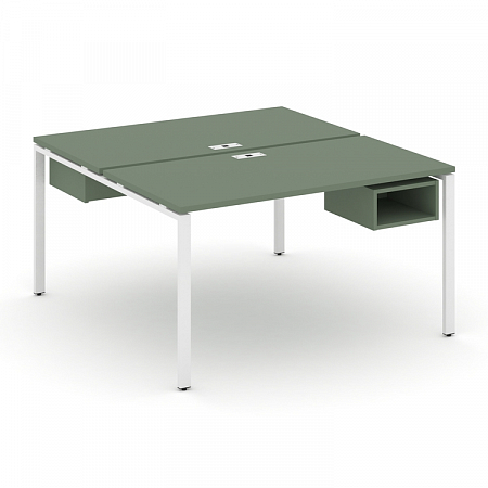 Бенч-система на 2 места с подвесными тумбами Concept CN.DRS-102