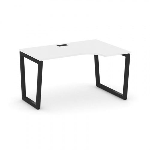 Style Project Стол рабочий эргоном. SN-5T2.SPA-001(R) Акация Лорка/Металл Антрацит/Заглушка Пластик фото 7