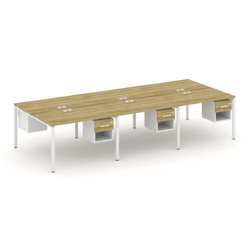 Бенч-система на 6 мест с подвесными тумбами Concept CN.DRS-158 фото 11