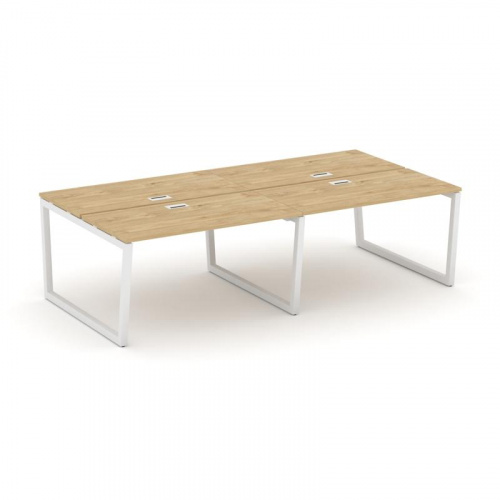 Style Project Рабочая станция 2-х сторон. SN-5T2.DRS-043 Акация Лорка/Металл Антрацит/Заглушка Пласт фото 3