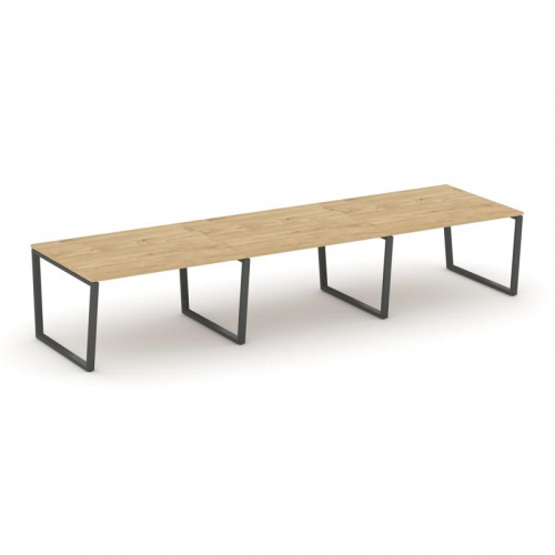 Style Project Стол переговорный SN-6T2.SPRG-053.3 Акация Лорка/Металл Антрацит 4410*1180*750 фото 22