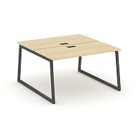 Style Project Рабочая станция 2-х сторон. SN-4T1.DRS-023 Акация Лорка/Металл Антрацит/Заглушка Пласт