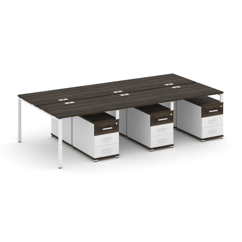 Бенч-система на 6 мест с 3 опорными тумбами Concept CN.DRS-349 фото 10