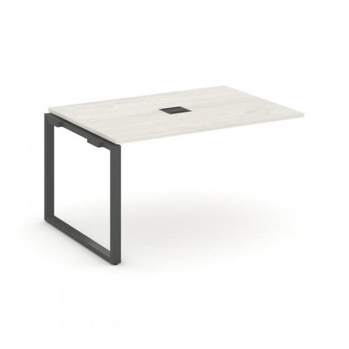 Style Project Проходной наб. элем. перег. стола SN-6O.NSPRG-001 Тиквуд Светлый/Металл Белый 980*980* фото 8