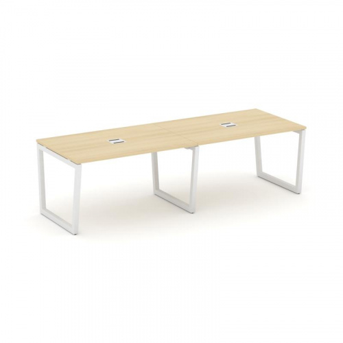 Style Project Стол переговорный SN-5T2.SPRG-013 Акация Лорка/Металл Антрацит/Заглушка Металл Антраци фото 21