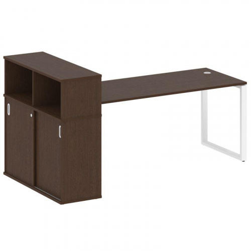 Стол письменный с шкафом-купе на О-обр. м/к Metal System БО.РС-СШК-3.5 фото 4 Стол письменный с шкафом-купе на О-обр. м/к Metal System БО.РС-СШК-3.5 фото 4