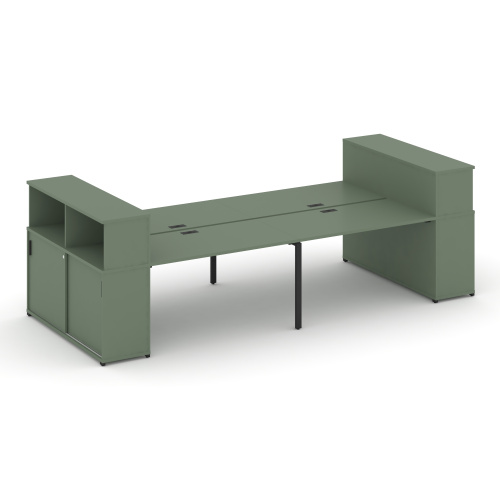 Бенч-система с опорными шкафами-купе Concept CN.DRS-281