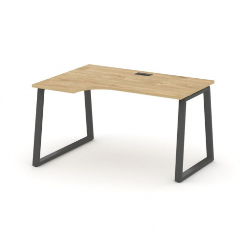 Style Project Стол рабочий эргоном. SN-6T1.SPA-011(L) Акация Лорка/Металл Антрацит/Заглушка Пластик фото 22