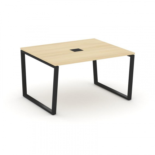 Style Project Стол переговорный SN-6T2.SPRG-032 Акация Лорка/Металл Антрацит/Заглушка Металл Антраци фото 5