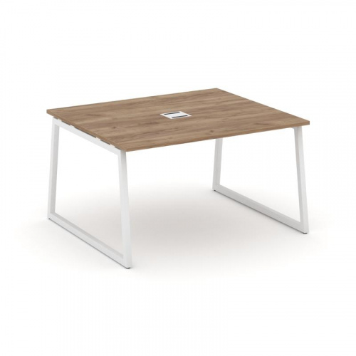 Style Project Стол переговорный SN-4T1.SPRG-032 Акация Лорка/Металл Антрацит/Заглушка Металл Антраци фото 11