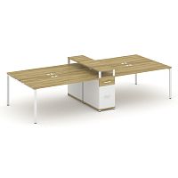 Бенч-система на 4 места с 1 опорной тумбой Concept CN.DRS-440