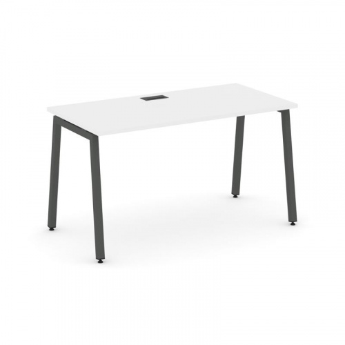 Style Project Стол письменный SN-4A.SP-004 Дуб Табак/Металл Белый 1580*600*750 фото 15