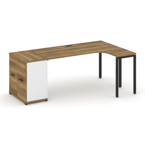 Стол эргономичный с опорным распашным шкафом Concept CN.SA-210(R)