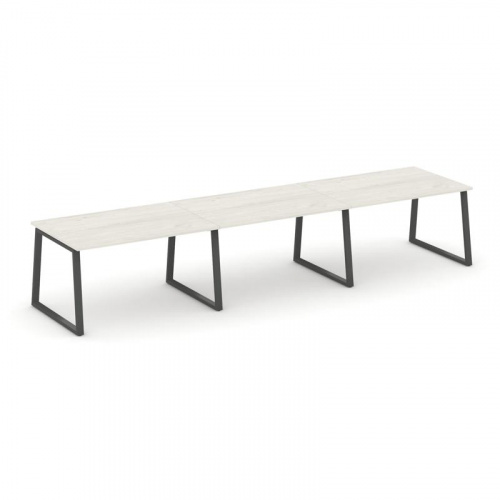 Style Project Стол переговорный SN-6T1.SPRG-022.3 Акация Лорка/Металл Антрацит 3540*980*750 фото 24