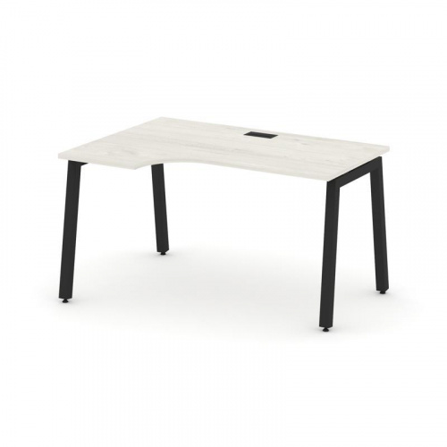 Style Project Стол рабочий эргоном. SN-5A.SPA-002(L) Дуб Табак/Металл Антрацит 1580*600/980*750 фото 10