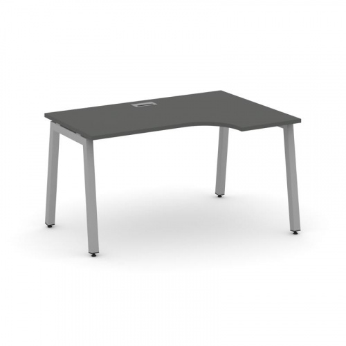 Style Project Стол рабочий эргоном. SN-5A.SPA-012(R) Антрацит/Металл Белый 1580*700/980*750 фото 11 Style Project Стол рабочий эргоном. SN-5A.SPA-012(R) Антрацит/Металл Белый 1580*700/980*750 фото 11