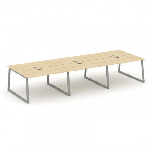 Style Project Рабочая станция 2-х сторон. SN-6T1.DRS-081 Акация Лорка/Металл Антрацит/Заглушка Пласт фото 20