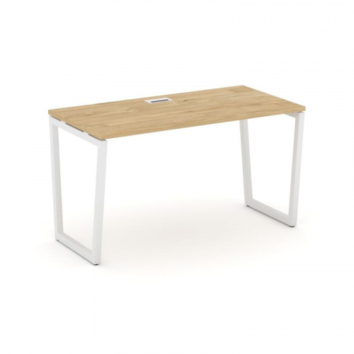 Style Project Стол письменный SN-4T2.SP-023 Акация Лорка/Металл Антрацит/Заглушка Пластик Черный 138 фото 3