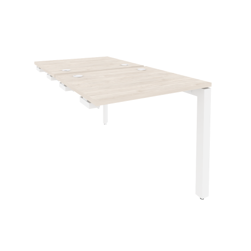 Стол-приставка двойной на П-обр. м/к Onix O.MP-D.SPR-0.7 фото 2