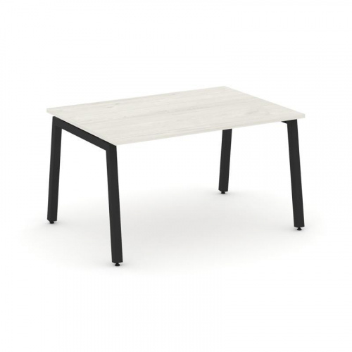 Style Project Стол переговорный SN-5A.SPRG-004.3 Тиквуд Светлый/Металл Белый 1580*980*750 фото 8