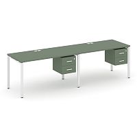 Бенч-система на 2 места с подвесными тумбами Concept CN.ORS-114