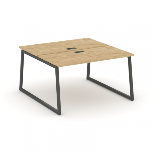 Style Project Рабочая станция 2-х сторон. SN-4T1.DRS-021 Акация Лорка/Металл Антрацит/Заглушка Пласт фото 11