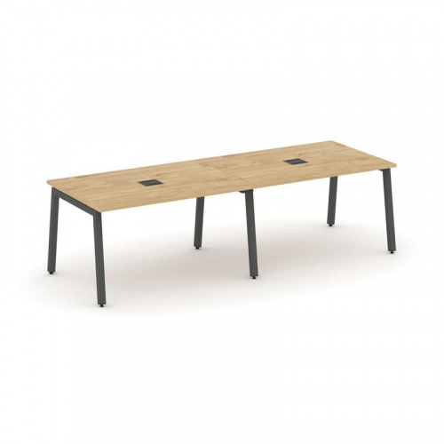 Style Project Стол переговорный SN-5A.SPRG-013 Антрацит/Металл Белый 2760*980*750 фото 19