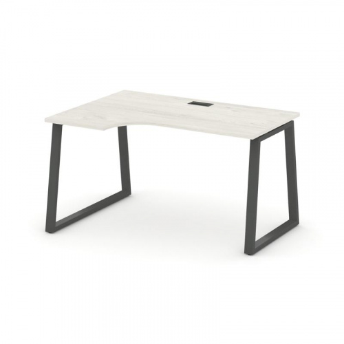 Style Project Стол рабочий эргоном. SN-6T1.SPA-011(L) Акация Лорка/Металл Антрацит/Заглушка Пластик фото 24