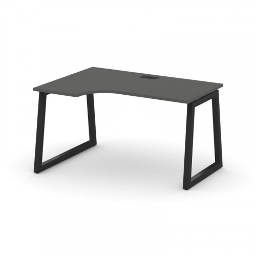 Style Project Стол рабочий эргоном. SN-5T1.SPA-001(L) Акация Лорка/Металл Антрацит/Заглушка Пластик фото 8 Style Project Стол рабочий эргоном. SN-5T1.SPA-001(L) Акация Лорка/Металл Антрацит/Заглушка Пластик фото 8