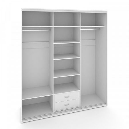 Корпус 3-х секционного шкафа высокого L=2669мм Maris SH.K3-8.1 K1