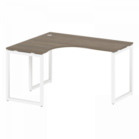 Стол криволинейный левый на О-обр. м/к Metal System Quattro 40БО.СА-3 (L)